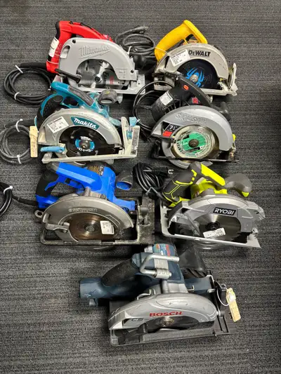 Various Circular saws- Corded, View more