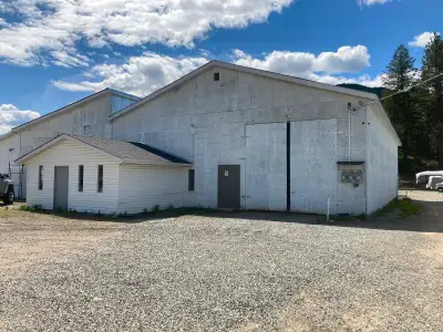 Two shops/warehouses for lease side-by-side in gated compound One 4000 ft.² with 500 ft.² office spa...