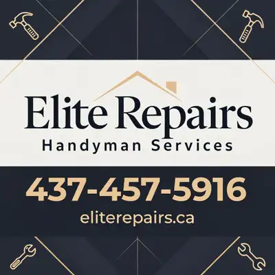 Elite Repairs – Handyman Services - 437-457-5916, View more