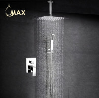 MAX Ceiling Square Shower System Two Functions With Valve Chrome