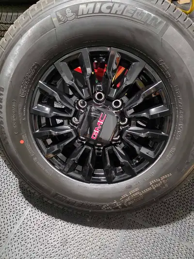Price is firm 18 inch Brand new GMC Sierra 2500 / 3500 HD Wheels - OEM LT 275 70 R18 Michelin LTX A/...