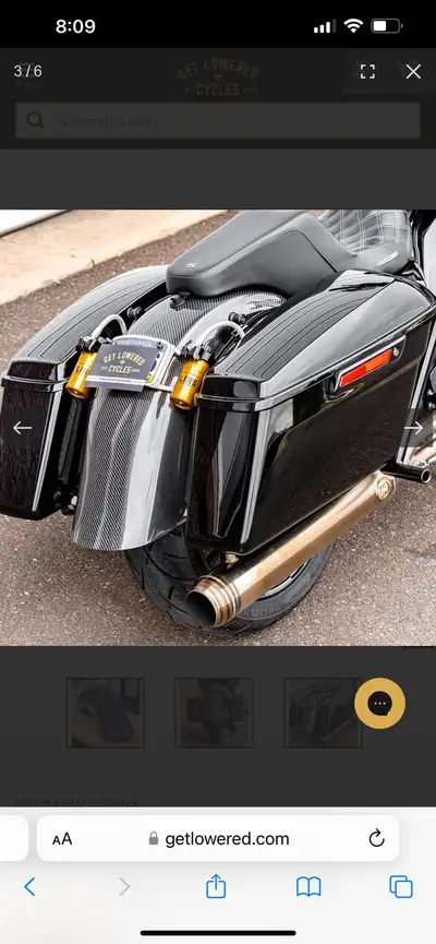 Brand new Hofmann Designs Carbon fiber rear fender for Harley Davidson touring models 2009-2023 Fits...