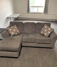 Grey sofa sectional delivery  Available 