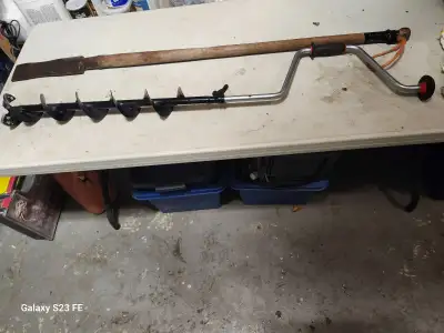 ICE AUGER AND CHISEL, View more