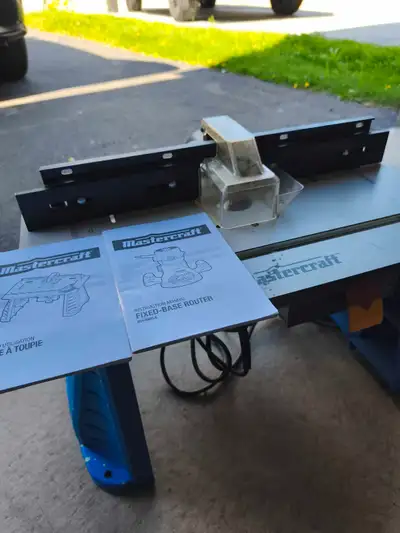 Mastercraft router incl 20 pcs bits, View more