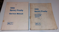 1990 FIREFLY / Sprint OEM Service Manual Set