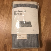 AirBNB wool blanket NEW Original