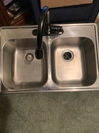 Stainless Steel Sink and Tap