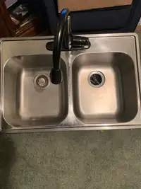 Stainless Steel Sink and Tap