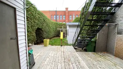 Beau 5 1/2 rénové avec jardin et stockage