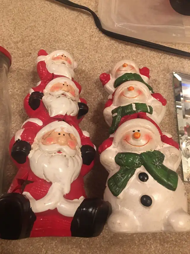 Christmas t-light candle holders 