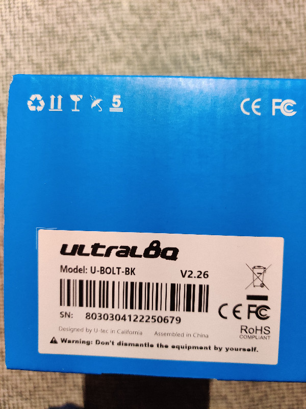 ULTRALOQ Smart Door Lock U-Bolt (Black) + Bridge WiFi Adapter in Windows, Doors & Trim in City of Halifax - Image 4