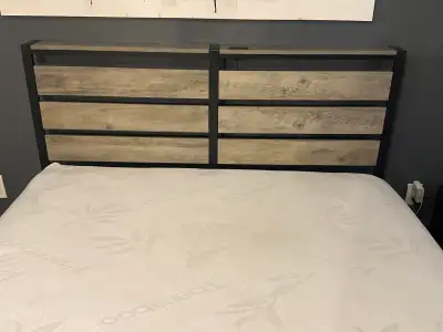 Bed frame and mattress, View more