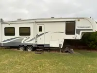 36 ft titanium fifth wheel trailer for sale or trade. 
