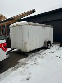12’ covered trailer
