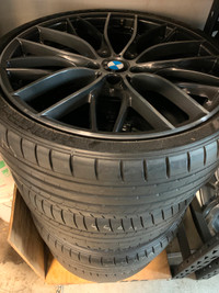 BMW 3 4 SERIES FORGED RIMS WITH NEW TIRES 20''