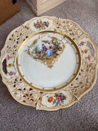 Porcelain vintage plate
