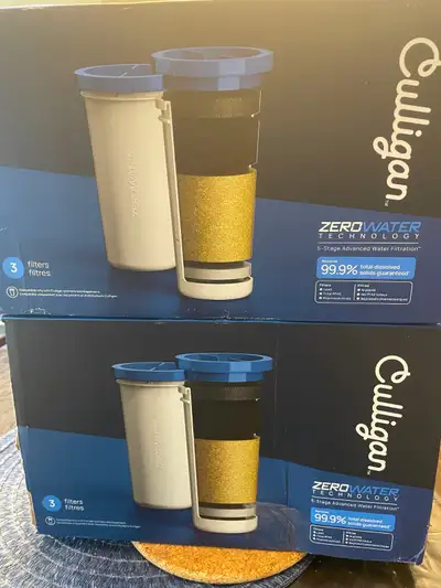 CULLIGAN ZERO WATER FILTERS $45 OBO, View more