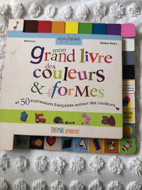 livre enfant 'Mon grand livre des couleurs et des formes