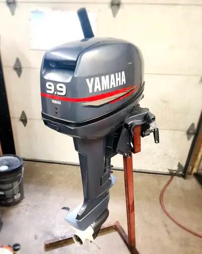 2 Stroke 9.9HP Yamaha outboard. Runs great, fresh tune up, new plugs andncarb cleaned. This motor wa...