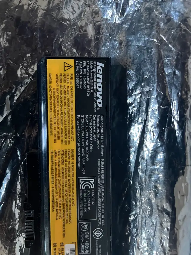 Lenovo Laptop Battery in Laptop Accessories in Mississauga / Peel Region - Image 2