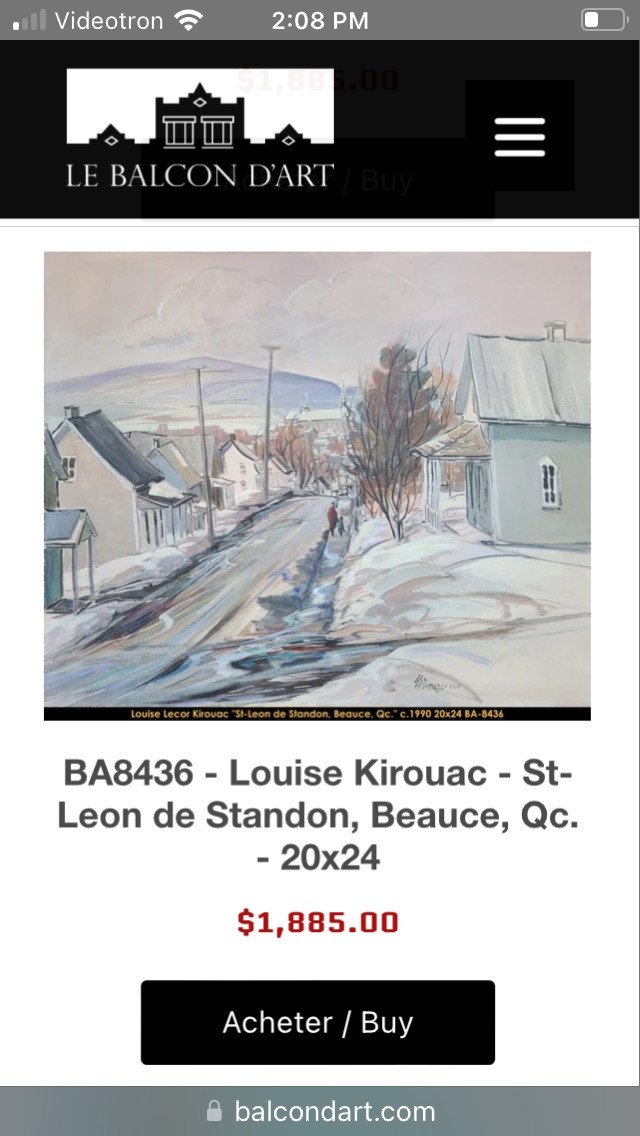 Louise Kirouack painting dans Art et objets de collection  à Longueuil/Rive Sud