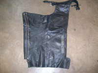 Lady HD motorcycle leather chaps