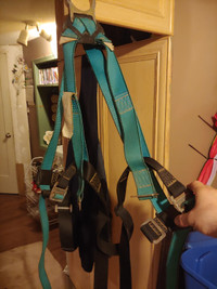 Falcon retractable lifeline full body tracktel safety harness