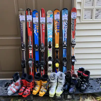 140 ski with boots , View more