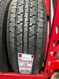 For sale: Brand new trailer tires with rim ST215/75R14 