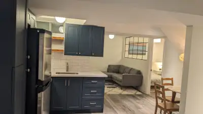 MONTHLY RENT: $1650.00 RECENTLY RENOVATED & FURNISHED* 1 BEDROOM BASEMENT APARTMENT WITH SEPARATE EN...