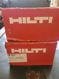 2 boxes of Hilti anchors 