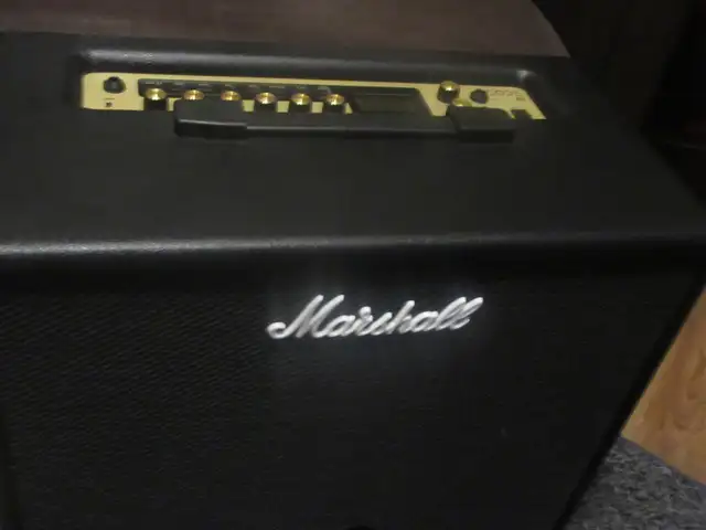 Mint Marshall Code 50 guitar amp 50 watts with pedal in Amps & Pedals in Kingston - Image 5