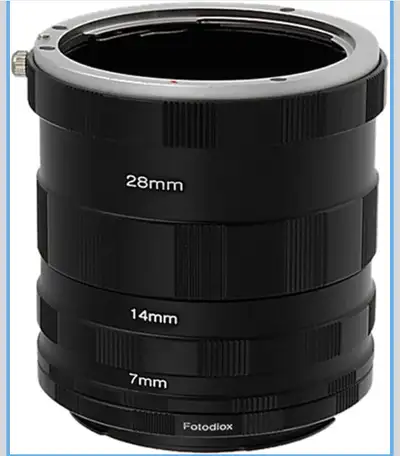 Fotodiox Canon EOS Macro Extension Tube Set for Extreme Close-Up, View more