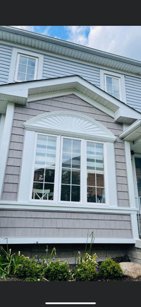 Siding soffit fascia window capping eavestrough leaf cover 