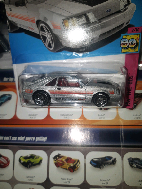 '84 Ford Mustang SVO Hot Wheels The 80's
2023 #2/10 $5 Each NIP in Toys & Games in Guelph - Image 2