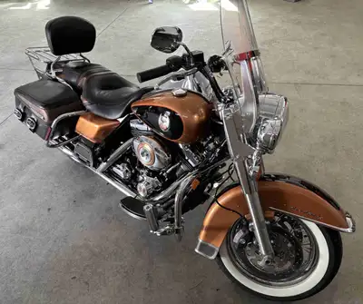 Exc. condition. New tires. Rinehart pipes, Serviced at HD the Rock in Sudbury Includes detach. winds...