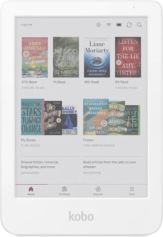Kobo Clara Colour eReader (White) + SleepCover - NEW, UNUSED in General Electronics in Markham / York Region - Image 2