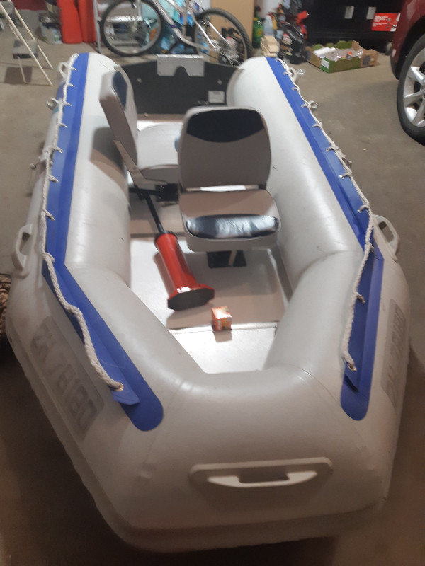 Inflatable power boat in Powerboats & Motorboats in Edmonton