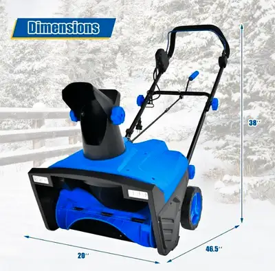 ❄️ Electric Snow Blower – 15AMP Corded ⚡, View more