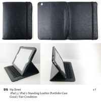 Hip StreetiPad 3 / iPad 2 Standing Leather Portfolio Case