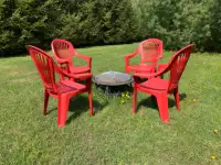 4 Outdoor chairs