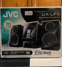 NEW!! JVC UX LP5 Micro Component System CD iPod Player STEREO