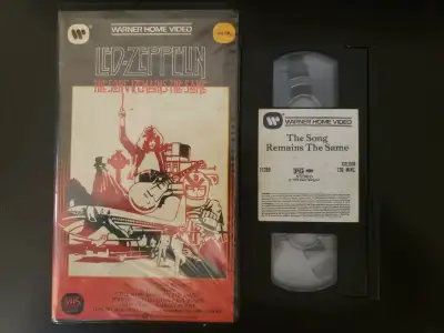 Led Zeppelin VHS The Song Remains the Same
