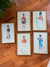 Prints Set of 5 Soldiers collection