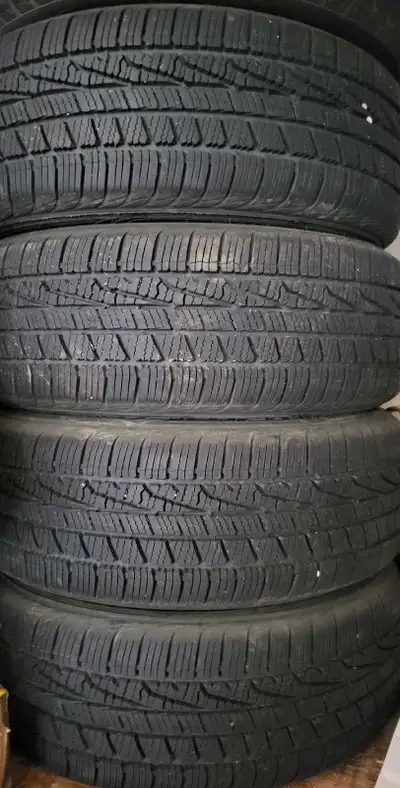 Best offer 4 Goodyear all weather Tires + Rims. Size 205/55 R16 Tires are like new, l used them for...