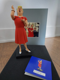Tintin Statue Resin Fariboles: Bianca Castafiore, 20 Cm