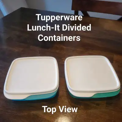 Tupperware Lunch-It Divided Containers-$15 each or $25 for both , View more