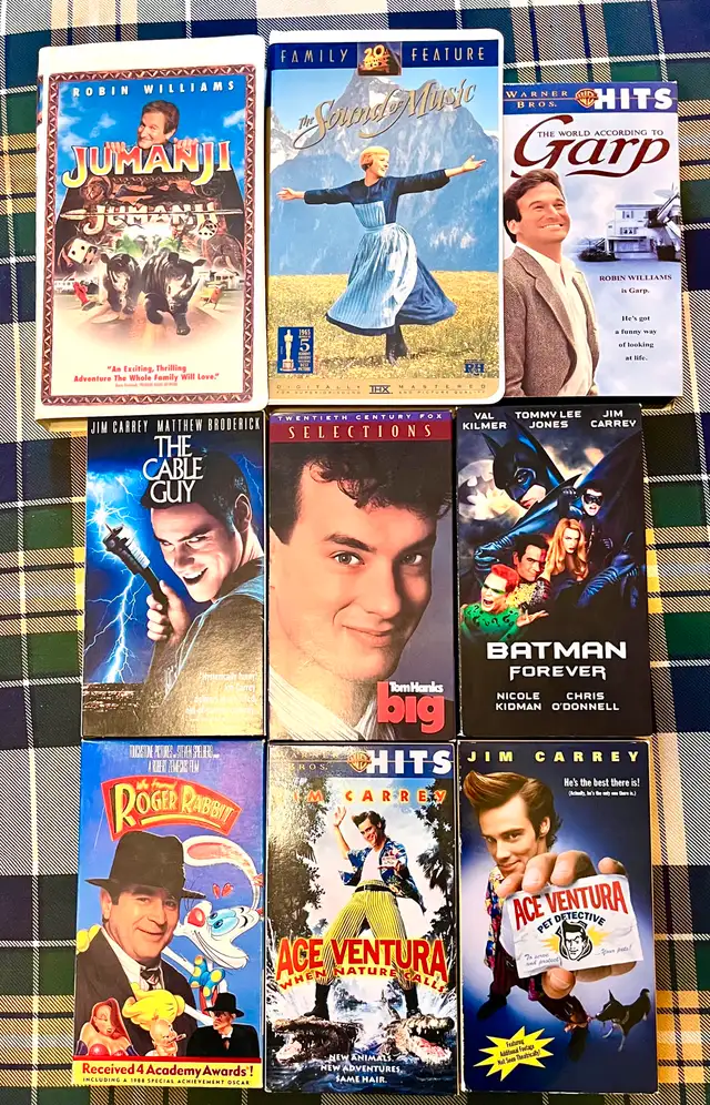 Comedy & Adventure VHS Lot - 9 Tapes633512967509771220