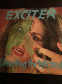 EXCITER - UNVEILING THE WICKED - MFN 61 - 1986 - AUTOGRAPH CARD 